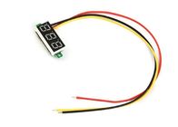 3 Wire 0.28&quot; Smart Lighting System DC 0-100V Digital Voltage Meter High Accuracy