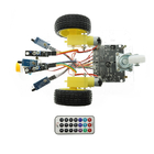7V-12V Arduino Car Robot Kit Line Tracking Fire Fighting Infrared Remote Control